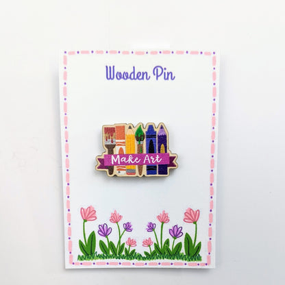 Make Art Pin