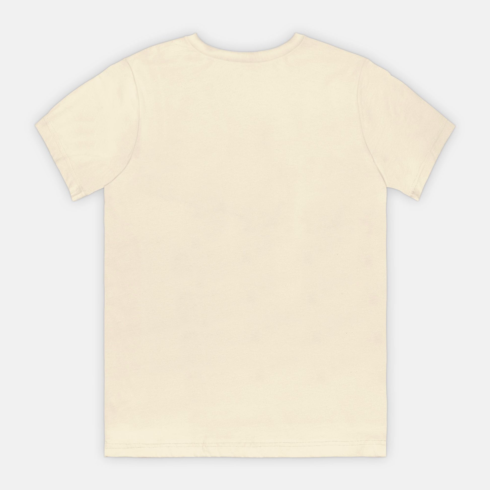Yellow t-shirt on a light gray background