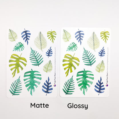 Large Tropical Leaf Stickers