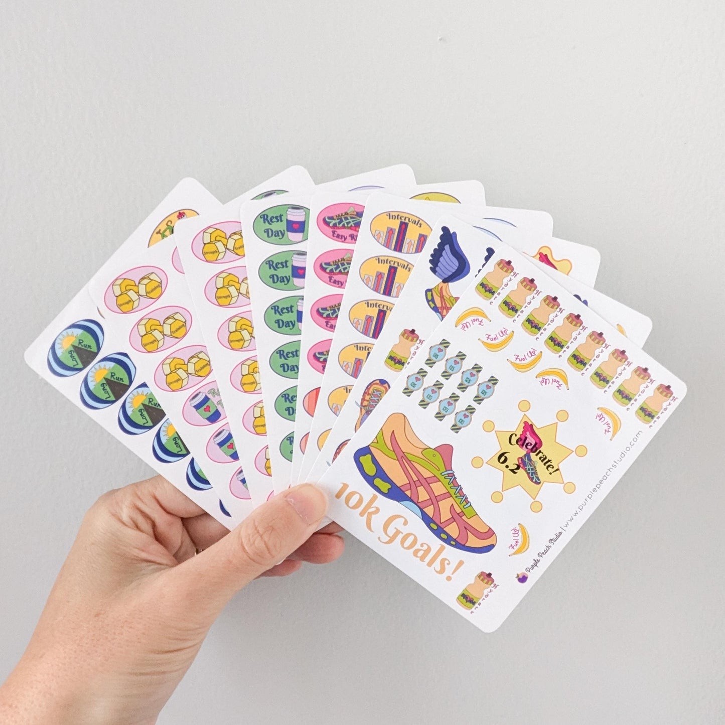 10k Training Stickers