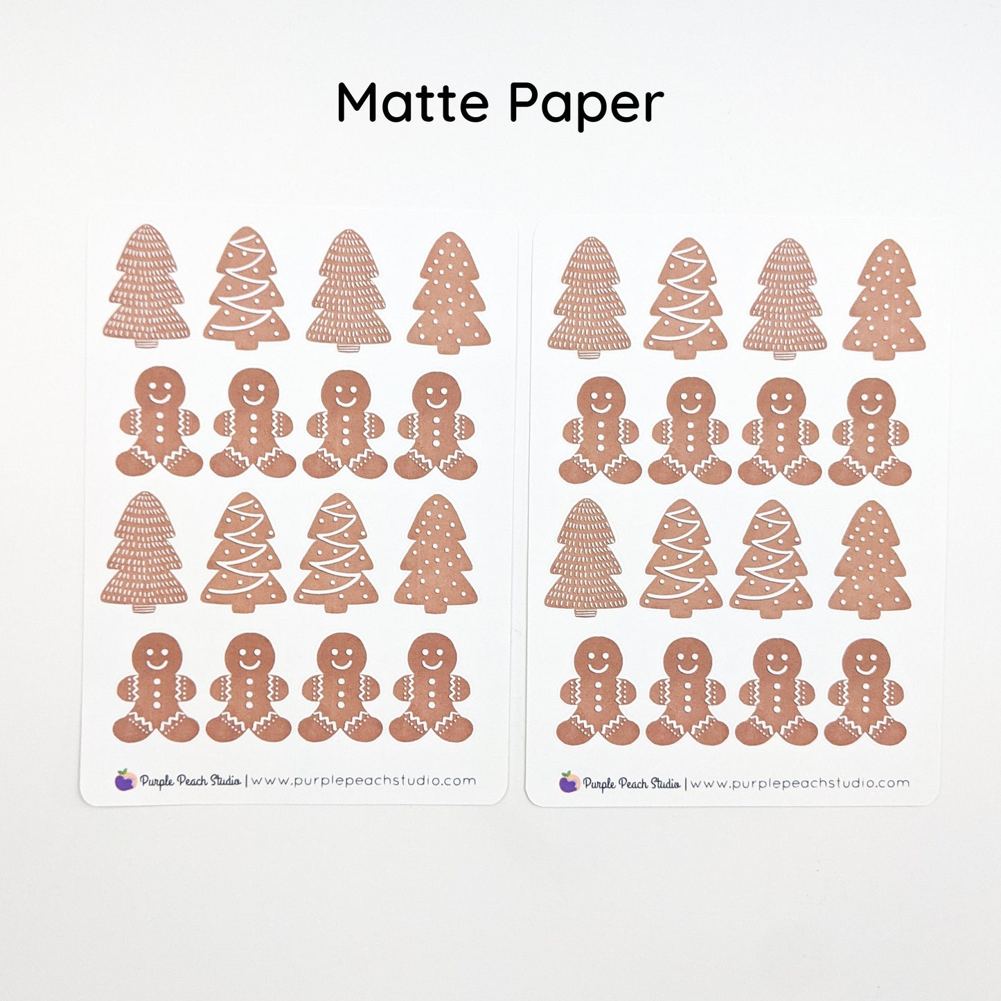 Large Gingerbread Cookie Stickers