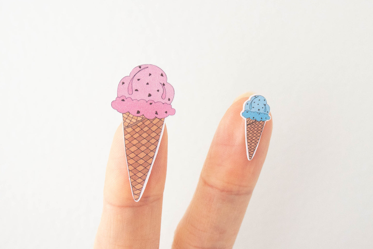 Small Ice Cream Cone Planner Stickers