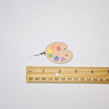 Paintbrush & Palette Earrings