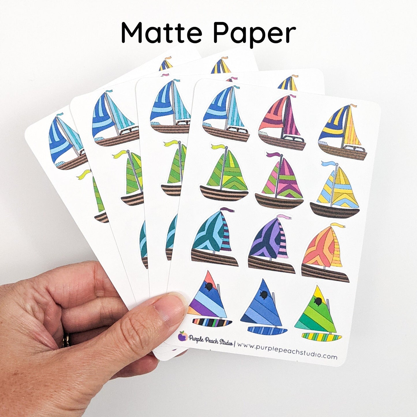 Small Sailboat Planner Stickers
