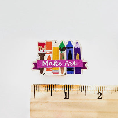 Make Art Pin