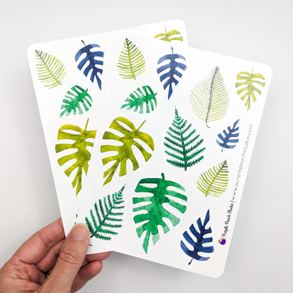 Large Tropical Leaf Stickers